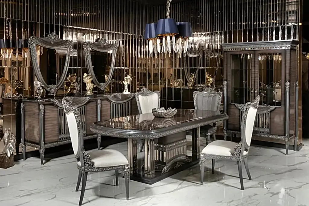 Queen Yemek Odası Takımı-Mt Luxury Mobilya- (1)