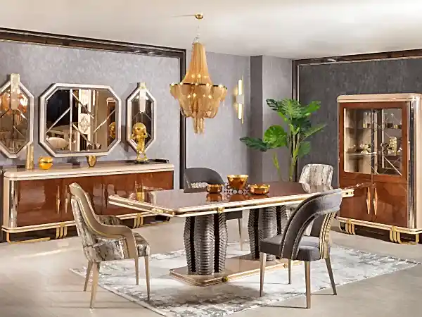 Versace Yemek Odası Takımı